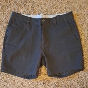 Bonobos Dark Blue Flat Front Shorts